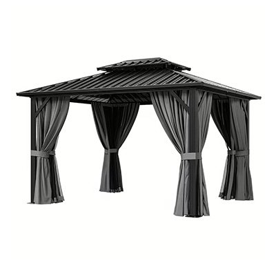 Aluminum Double-Roof Gazebo 10x12